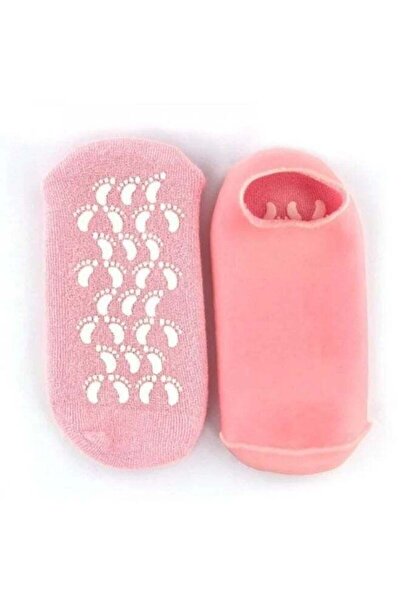Spa System Foot Moisturizing Gel Socks Pink