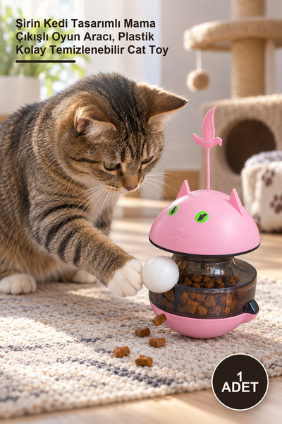 Yenilig 1 Piece of Mama Award-Winning Hacıyatmaz Cat Toy – Cute Cat Design wi...
