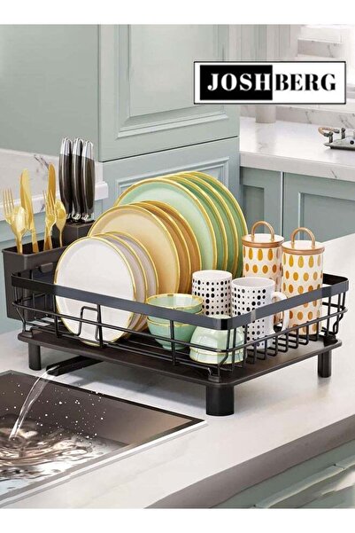 JOSHBERG Dish Drying Rack with Tray,Dish Rack,Dish Racks for Kitchen Counter,...