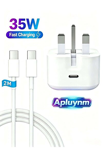 Apluynm iPhone 17 / 16 / 15 Pro Max Charger With USB C Port 30 Watt with 2M i...