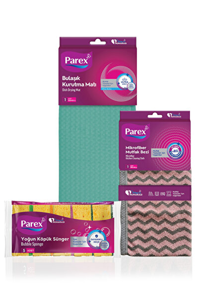 Parex Кухненски комплект за почистване на съдове и плотове
