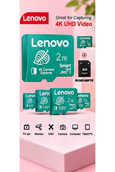 LENOVO Κάρτα μνήμης 2TB (2000GB), Εξαιρετική ταχύτητα μεταφοράς, με αντάπτορα...