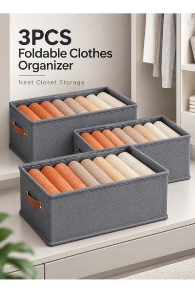 Generic Oxford Fabric Drawer - style Storage Box, No - Compartment Clothes Or...