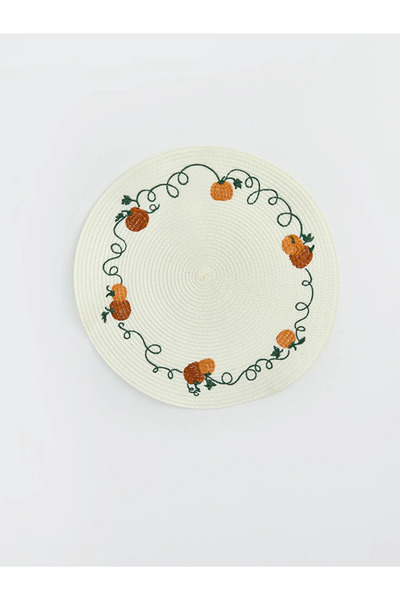 LC Waikiki Lcw Home Beige Pumpkin Embroidered Supla 2-Pack 38 cm