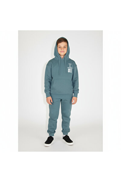 unbranded Boys' Hoodie Set - 8 - Turquoise