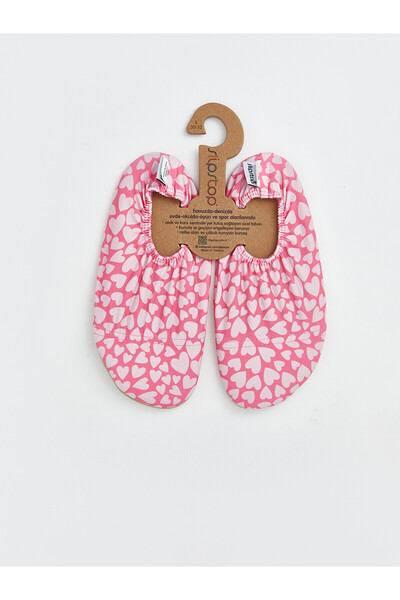 LC Waikiki Two Mt Shop Quality Slipstop Pink Girls' Sea Shoes