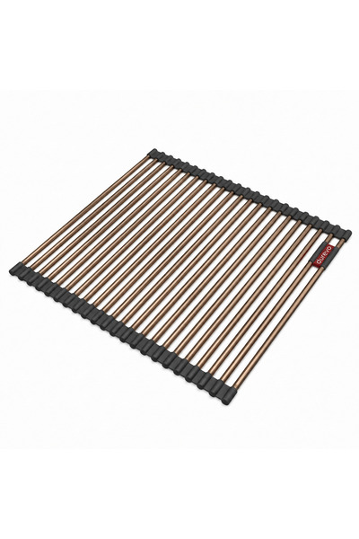 DUREVO Katlanabilir Çelik Eviye Matı - Rollmat- 42.5cmx 33cm /Evye Aksesuarı ...
