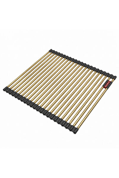 DUREVO Katlanabilir Çelik Eviye Matı - Rollmat- 42.5cmx 33cm /Evye Aksesuarı ...
