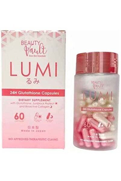 Beauty Vault Lumi 24 Hour Glutathione Capsules, 60 Capsules