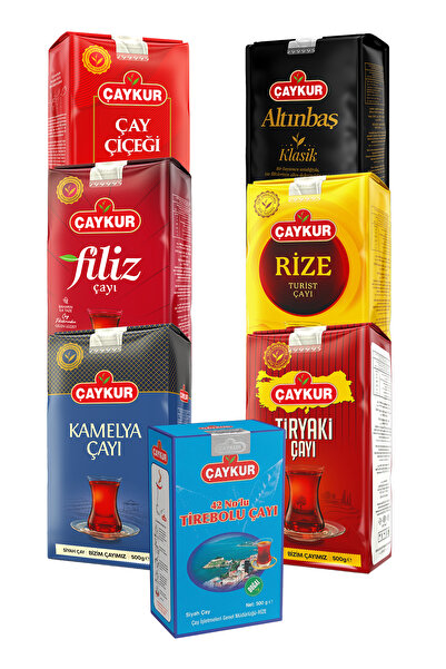 Çaykur Tiryaki Kamelya Rize Filiz Altınbaş ve Tirebolu 500gr Çay Paketi