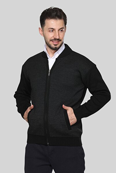 KZC TEKSTİL Erkek Baba ve Orta Yaş Üzeri Triko Akrilik Kalın Dokulu Klasik Fi...