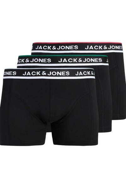 Jack & Jones JACSWAY Solid Erkek Boxer 3'lü Paket Pamuklu Rahat