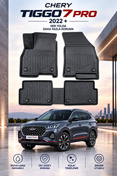 MODxAUTO CHERY TİGGO 7 PRO 2022+ ARACINIZA ÖZEL ÜRETİM HAVUZLU PASPAS TAKIMI ...