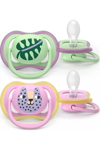 Philips Set 2 suzete Avent Ultra Air SCF087\/13 care lasa pielea bebelusului ...