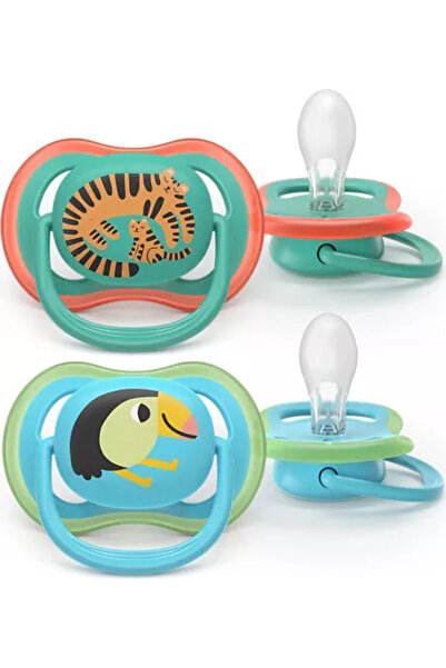Philips Set 2 suzete Avent Ultra Air SCF087/11 care lasa pielea bebelusului s...