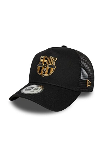 NEW ERA Σάπκα ΜΑΥΡΟ ΧΡΥΣΟ ΤΡΑΚΕΡ FCBARC Μπαρμπάτι