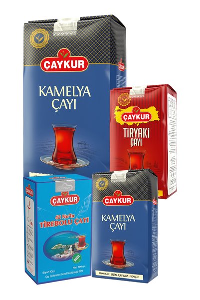 Çaykur تيرياكي 500 جرام، كاميليا 500 جرام و1 كجم، 42 نو تيريبولو 500 جرام عبو...