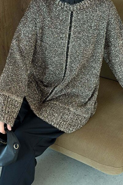 Hazamoda Sim Sakal Salaş Tunik Camel