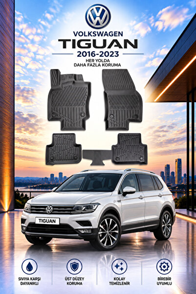 MODxAUTO VOLKSWAGEN TİGUAN 2016-2023 ARACINIZA ÖZEL ÜRETİM HAVUZLU PASPAS TAK...