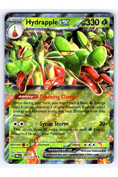 Pokemon Hydrapple Ex # 11 Prismatic Evolutions Original Card