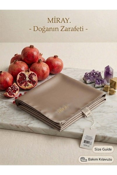Genel Markalar MİRAY Krem İpek Dokulu Klasik & Modern Tesettür Eşarp