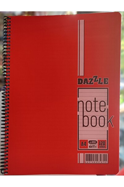 ada çanta kırtasiye Dazzle A4 120 Sheets Spiral Ruled Notebook Ard990001