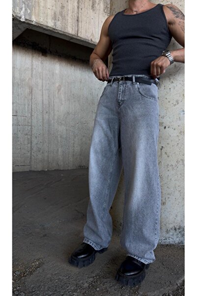 Yıkamalı Baggy Fit Jean.