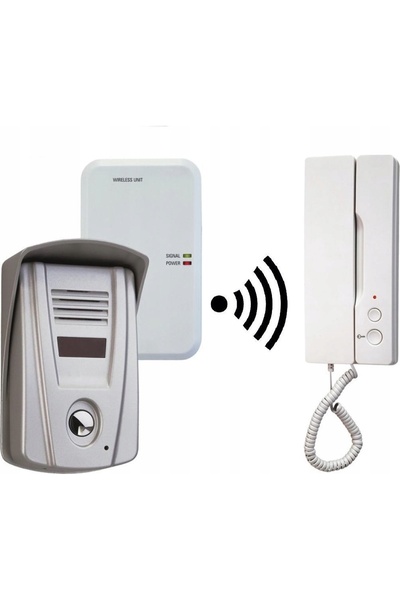 ELRO Interfon fără fir pentru o singură familie INTERCOM 100 m, receptor cu f...