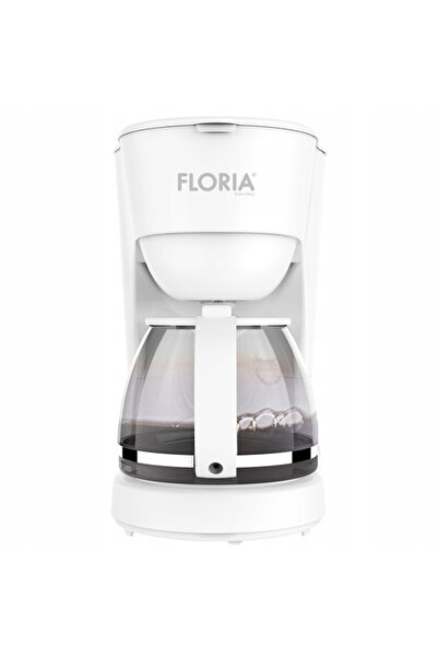 Floria Espressor de cafea 12 cești 1,25L alb 600W