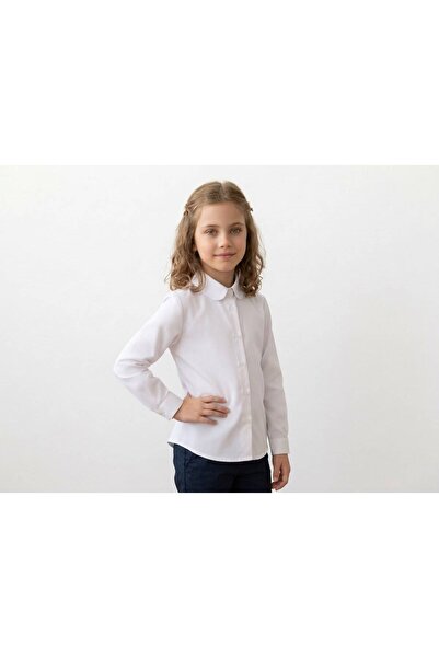 Merdia Kids Kız Çocuk Uzun Kol Gömlek