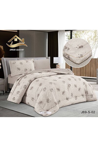 Afkar Albayet Summer Cotton Etheric Sheet 4 Pieces and a Half - Quilted and E...