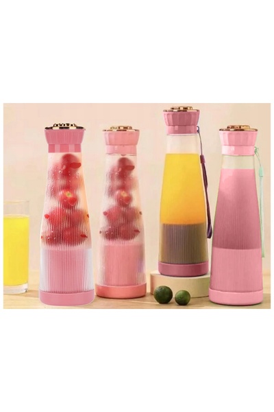 verk group Blender portabil pentru smoothie-uri, USB, fără fir, tocător de co...