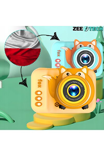ZeeTech Cameră digitală pentru copii 40Mpx, jucărie cu funcții de joc + card ...