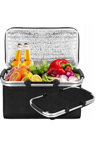 NO BRAND Coș de picnic termoizolant, coș de picnic, coș pentru cumpărături, r...