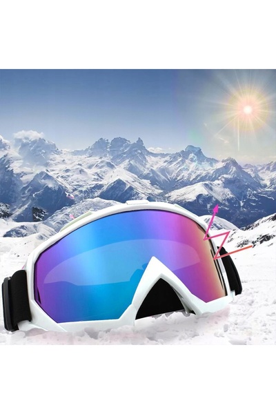 NO BRAND Ochelari de schi Ochelari de snowboard IARNĂ Antivânt Antireflex