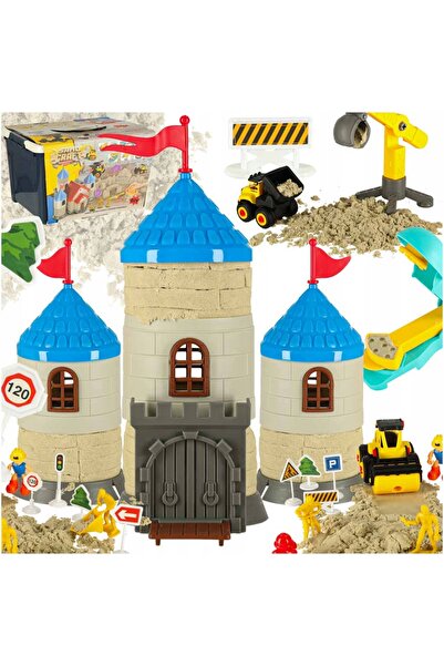 ARTEMİSPAK Nisip cinetic pentru copii, set cu forme pentru castele, vehicule ...