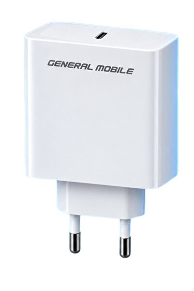 General Mobile 66w Type-c Girişli Yüksek Hızlı Şarj Adaptörü Orjinal (Kutusuz)
