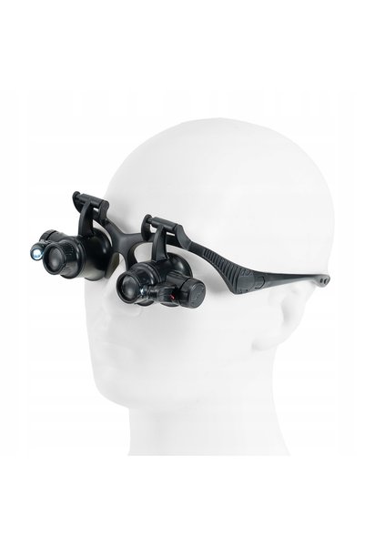 NO BRAND Lupă LED cu prindere pe cap, ochelari de mărire pentru modelism de p...