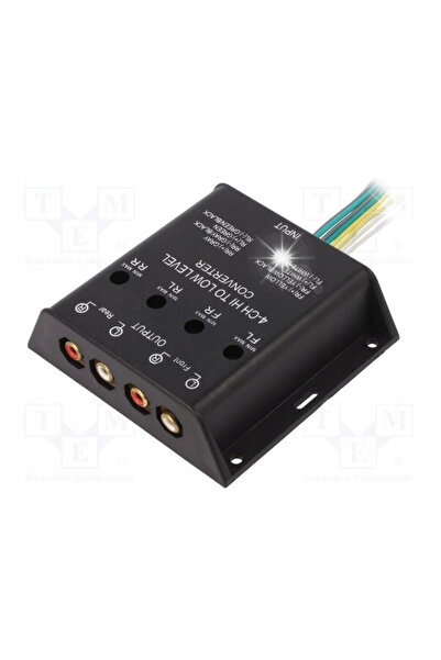 NO BRAND Adaptor radio fără ieșire amplificată RCA, 4 canale - Activare RCA