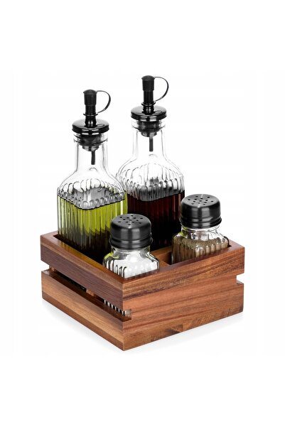 ARTEMİSPAK Set de recipiente pentru condimente de masă (sare, piper, ulei de ...