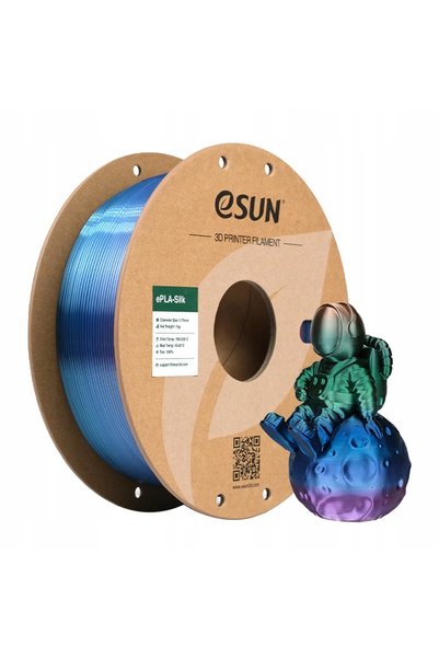 eSun Filament Silk-PLA Universe multicolor 1.75mm 1kg bobină de hârtie