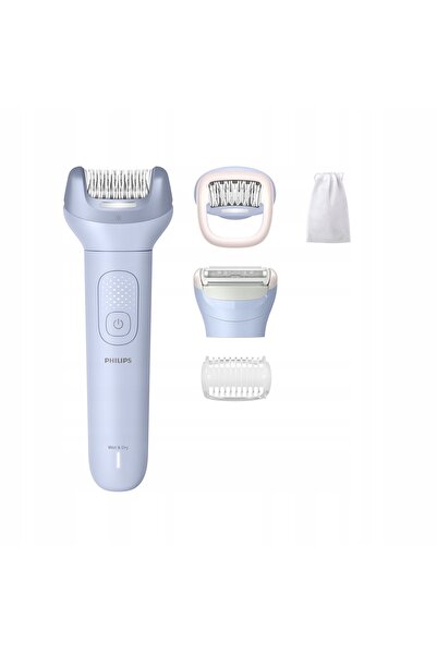 Philips Epilator fără fir pentru utilizare umedă și uscată + 5 Accesorii BRE7...
