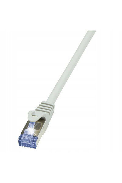 LogiLink Cordon de patch CQ3122S Cat.6A S/FTP 30m gri