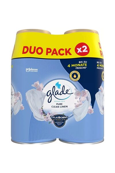Glade Set de 2 spray-uri auto reîncărcabile 269ml, Clean Linen
