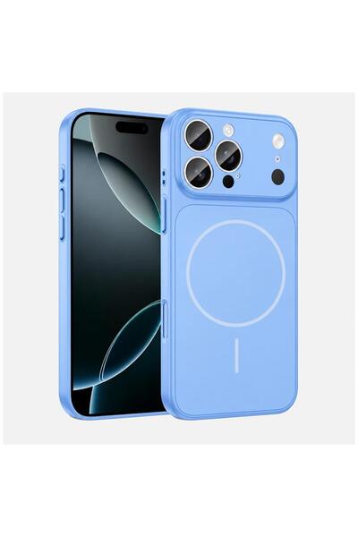 Zebana Apple iPhone 15 Pro Max Uyumlu Kılıf TitanMag Kılıf (iPhone 18 Pro Max...