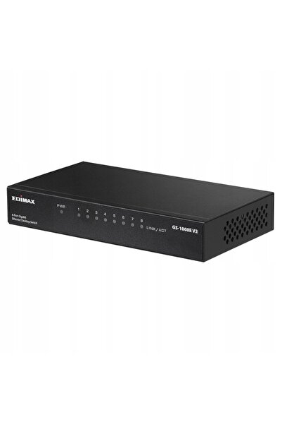 EDIMAX Switch GS-1008E 8 porturi Gigabit 100/1000 de mare viteză carcasă meta...