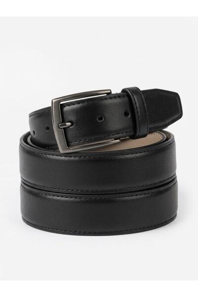 Derilossi Erkek Klasik Kemer 3,5 cm | Dikişli | Nikel Tokalı | Kumaş & Takım ...