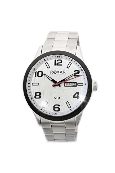 NO BRAND Ceas ceramic Roxar de damă cu brățară alb negru