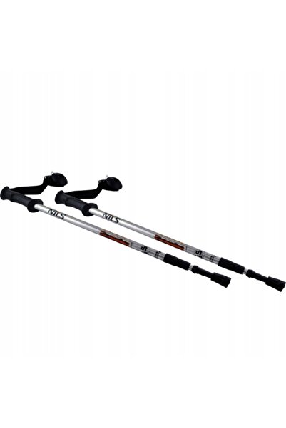 NİLSU Baston de trekking pliabil, reglabil 65-135cm