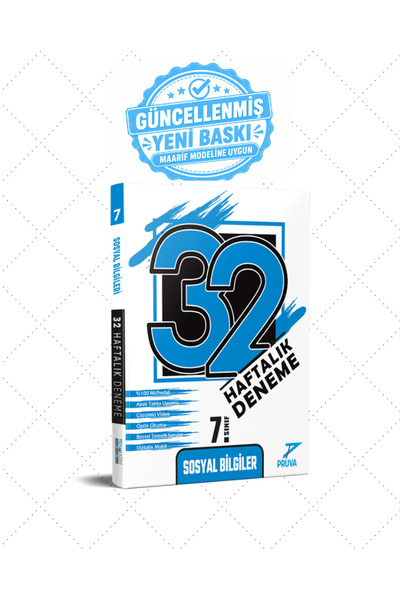 Pruva Akademi 7. SINIF SOSYAL BİLGİLER 32 HAFTALIK DENEME